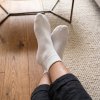 Letní merino ponožky NORTHMAN Gob Mid 4-pack bílá (Velikost 42-44)