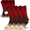 Ponožky merino NORTHMAN Trojan2 4-pack červené (Velikost 42-44)